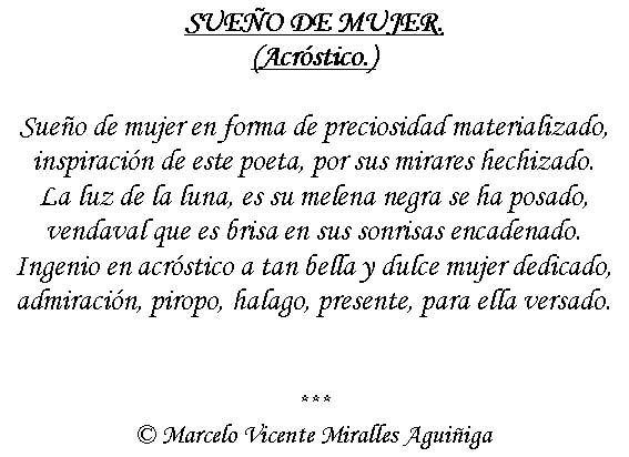 Sueno de mujer
